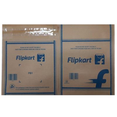 Paper-Courier-bag-with-bottom-gusset-with-flap